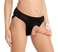 Arnés con dildo con vibración y control remoto 4