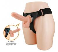 Arnés con dildo de ventosa