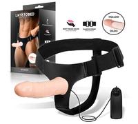 Arnés con dildo hueco desmontable Wobox