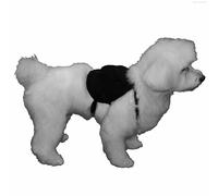 Arnés con mochila para perros y correa a juego GogiPet®, negro talla S