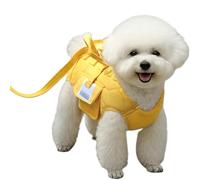 Arnés Corporal Completo para Perros | Arnés de Soporte Tipo Chaleco,Ajustable en Hombros con Asas para Mascotas Pequeñas Pasear Visitar Veterinario Viajar Excursionismo Camping