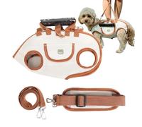 Arnés Corporal Completo para Perros,Arnés Sling Corporal Ajustable para Perros - de Transporte Ajustable para Cachorros y Gatos Pequeños Medianos en Caminatas al Aire Libre, Viajes, Playa y Camp