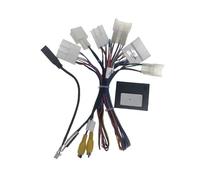 Arnés de alimentación compatible con Toyota Android Navigation, 16 pines, radio estéreo para coche, cable adaptador, caja Canbus, compatible con JBL AMP.