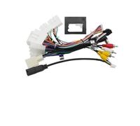 Arnés de alimentación compatible con Toyota Android Navigation, 16 pines, radio estéreo para coche, cable adaptador, caja Canbus, compatible con JBL AMP.