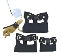 Arnés de ardilla - Arnés de piel sintética suave con cuerda de tracción | Harnes de animales pequeños | Caminar para ardilla, hámster, chinchilla, lagarto, ardilla, camaleón, hámster, hurón, animal