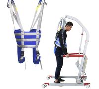 Arnés de Aseo Acolchado de Ayuda para el Paciente, Arnés de Levantamiento de Cuerpo Completo del Paciente Correas duraderas y Resistentes para Mover Pacientes hacia y Desde inodoros y inodoros