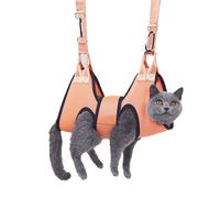 Arnés de aseo para gatos, hamaca para mascotas, hamaca ajustable para perros, gatos, cortaúñas para el hogar, baño, hospital veterinario, hamaca de control de arañazos