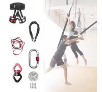 Arnés de baile elástico para yoga aéreo, entrenamiento de agilidad y refuerzo, para gimnasio, patio trasero, estudio