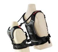 Arnés de bicicleta para niños que mejora la visibilidad nocturna, ergonómico, ajustable, arnés de motocicleta para niños, equipo de ciclismo nocturno para niños