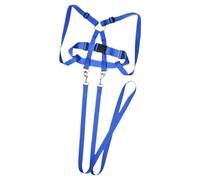 Arnés de caballo para niños, correa de caballo ajustable, equipo resistente al desgaste, diseño cómodo, hebillas de fácil ajuste, 78.7 pulgadas para jugar al aire libre, jugar, familia, juegos de