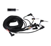 Arnés de cable de repuesto y adaptador mono de 1/4 pulgadas a 3.5 mm compatible con Alesis Nitro Mesh Electronic Drum Set Module Surge Command Forge Turbo Crimson DM7X RCA Tipo Hi-Hat