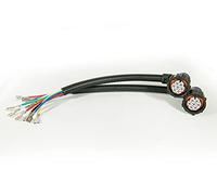 Arnés de cable derivado universal para conector de arnés de repuesto, para DAF, VW, Volvo, Man, Scania, Mercedes, camión, camión, remolque de coche, 7 cables y 7 funciones