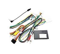 Arnés de cableado CAN Bus Decodificador de 16 pines a 12 pines, 32 pines, 24 pines, adaptador de cable Android para coche compatible con Renault Clio Mk4 y TomTom.(1pcs with ant)