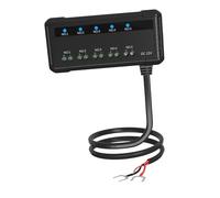 Arnés de cableado de 5 canales de 20 A, caja de conexiones fusedd para motocicleta automotriz, accesorios de fácil instalación, enlace eléctrico de motocicleta