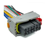 Arnés de cableado de enchufe de bomba de urea de alta resistencia de 12 pines conector electrónico impermeable automático con Cable Compatible con faros 284848-2