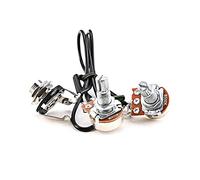 Arnés de cableado de guitarra 1V1T tono para caja de cuerdas de 3/4 piezas de guitarra, pastilla de bobina única, fácil de instalar, pastilla de bobina única 1v1t, arnés de cableado de guitarra 3/4
