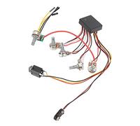 Arnés de Cableado de Guitarra para Guitarra Eléctrica y bajo Kit de Cableado de Circuito de Amplificación de 3 Etapas Accesorios de Rendimiento