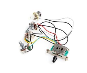Arnés de cableado de guitarra profesional Electrónica de guitarra flexible adecuada para señales claridad e interferencia mínima Componente ABS permanente