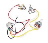 Arnés de Cableado de Potenciómetro de Graves Controlador de Volumen de Tono de 500 K, Material de Aleación Duradero para Accesorios de Instrumentos, Tono de Volumen de Fácil