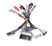 Arnés de cableado de Radio de Coche Adaptador de Cable de arnés de cableado for Radio estéreo de Coche Android de 16 Pines for Civic CRV 2012-2015 con Control del Volante Canbus.(Cable)