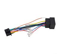 Arnés de cableado de radio de coche de 16 pines, cable ISO macho a conector hembra para unidad principal Pioneer DEH MVH, 185 mm