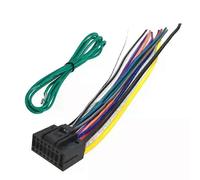 Arnés de cableado de repuesto para radio estéreo de coche de 16 pines, cable con enchufe para reproductor