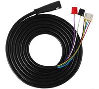 Arnés de cableado del controlador para scooter eléctrico KuKirin A1 con cable flexible de 147,8 cm, material ABS resistente al desgaste para un control preciso y fácil instalación, color negro