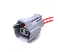 Arnés de cableado del enchufe del conector - 1 juego Conectores de cable eléctrico del inyector de combustible del automóvil de 2 pines Cable macho hembra 6189-0060 6180-2405
