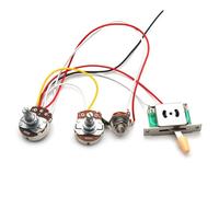 Arnés De Cableado Guitarra Aplicable Al Arnés De Montaje De Línea De Guitarra Eléctrica ST SQ 1T1V Big Electronics (500 K)(Yellow)