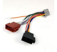 Arnés de cableado ISO de 16 pines para adaptador de conector estéreo, radio de coche, instalación de unidad principal del mercado de accesorios, cable de audio del vehículo, repuesto para kit de