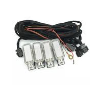 Arnés de cableado para lámpara halógena de espacio para pies de coche, compatible con VW Seat Toledo León Ibiza A3 A4 B6 B7 B8 A5 A6 C6 C7 A7 A8 Q3 Q5 Q7 TT
