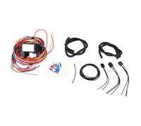 Arnés de cableado Torvex, kit de cables automotrices universal de 12 circuitos Arnés eléctrico Hot Rod Caja de fusibles Telar de cables para accesorios de automóvil