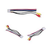 Arnés de cables con conector RCA de 10 pines para amplificador de coche, altavoz, entrada de alimentación,