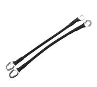 Arnés de cables para puerta trasera, reemplazo de ajuste directo, construcción de ABS y metal, acabado negro, 2 piezas, compatible con 2005-2015