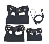 Arnés de cables y cuerda de tracción para dragón barbudo, arnés y correa para reptiles, correa de tracción de lagarto a prueba de escape, ajuste suave, pequeños suministros de mascotas para geckos,