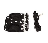 Arnés de Cachorro y Correa, Arnés de para Perros Tamaño Mediano para Pequeños Dot Vest Vest Tracción la Cuerda Set Fácil Paseando el Caminar, Correr, Entrenar (M)