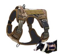 Arnés De Chaleco Para Perros - Arnés De Entrenamiento Para Perros De Metal | Collar De Chaleco Sin Tiro Ajustable | Collar Cómodo Para Actividades De Caza De Rescate Exterior Medio -Exterior