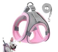 Arnés de chaleco para perros pequeños - Arnés de paseo para perros,Chaleco de seguridad transpirable para perros en los tiempos, ropa para mascotas de alta visibilidad para perros pequeños de tail