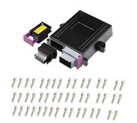 Arnés De Conector De Bobina Compatible Con ECU Conector Enchufe Bobina Encendido Sensor Refuerzo Motor Piezas Coche Encendido Controlador Placa Circuito(Black 48P,5sets)