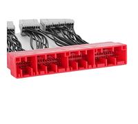 Arnés de conversión de ECU, adaptador OBD2A a OBD1, excelente portátil, liviano, confiable para Accord, taller de reparación de automóviles, Civic / Prelude, piezas de reparación de