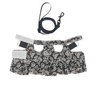 Arnés De Dragón Barbudo - Arnés De Escalada De 4,33 Pulgadas | Correa De Reptil | Conjunto De Lagarto | Arns De Seguridad | Correa para Animales Pequeños: Algodón Durante Paseos Y Aventuras Al Aire L