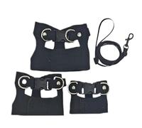 Arnés de dragón de bardo, arnés de lagarto | Ropa con arnés ajustable con cuerda de tracción - Arnés 3X, chaleco de pie para entrenar a animales pequeños para