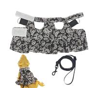 Arnés de dragón y Correa, arnés de dragón Barbudo,Arness de Animales pequeños | Accesorios de Chaleco y Ajustables Deja lagartos, Camaleones, hámsters, Ratones