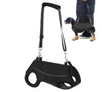 Arnés de elevación para perro, arnés para perros mayores, reflectante y débil, soporte para patas traseras multifuncionales, ropa de asistencia para animales viejos