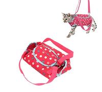Arnés de Elevación para Perros, Transpirable, Lavable, Portátil, con Soporte de Cuerpo Completo, con Tiras Lumbares Dobles para Perros Viejos con Parálisis Discapacitados, Arneses de Chaleco (Rosa