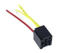 Arnés de enchufes for relés automotrices de 80 A resistente a la intemperie con diseño impermeable y a prueba de polvo que mejora el rendimiento del vehículo D7YA(4 wire socket)