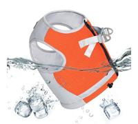 Arnés de enfriamiento para perros, chaleco de enfriamiento para perros de tela refrescante de 3 capas, tiras reflectantes Arnés cómodo para seguridad, chalecos para cachorros con buho