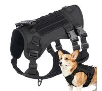 Arnés de Entrenamiento para Perros - con Asa Antitirones Resistente | Arnés de Talla Mediana para Entrenamiento - para Senderismo Caza Running Viajes Diarios Campo Montaña