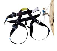 Arnés de escalada, arnés de escalada de roca,Cinturón de seguridad de medio cuerpo para equipo de escalada al aire libre - Grueso contra incendios rescatando la correa de la cintura, los hombres del a