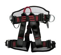 Arnés de escalada - Arnés de escalada de roca de montañismo | Cinturón de escalada | Agradable Proteja el arnés de seguridad de la cintura para caminar actividades al aire libre Hombres Mujeres ENTRAD